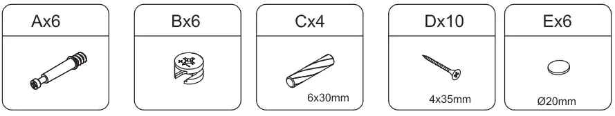 ANGELES HOME HW63-8CK-994WH Wood Rectangle End Table 3-Tier Side Table-FIG3