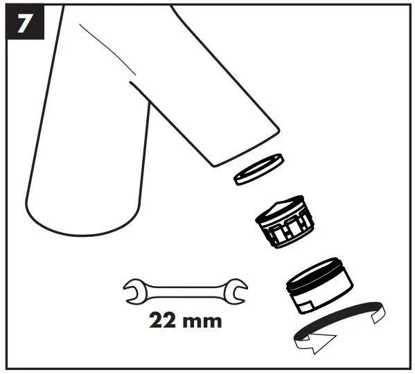 Hansgrohe 72200001 Talis S Chrome Horizontal Spray - Figure 11