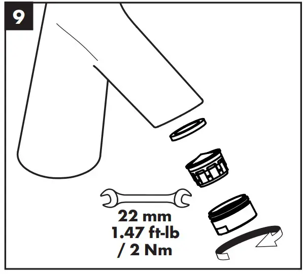 Hansgrohe 72200001 Talis S Chrome Horizontal Spray - Figure 13