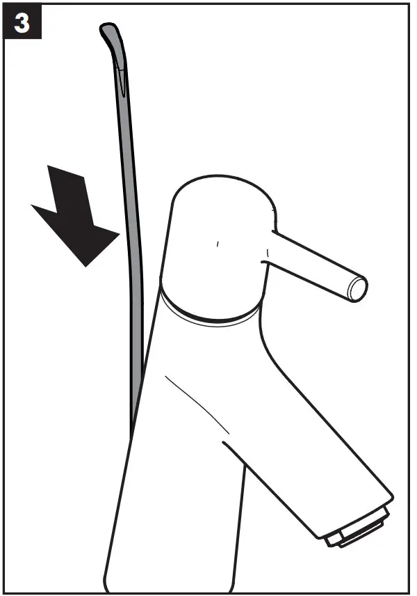 Hansgrohe 72200001 Talis S Chrome Horizontal Spray - Figure 7