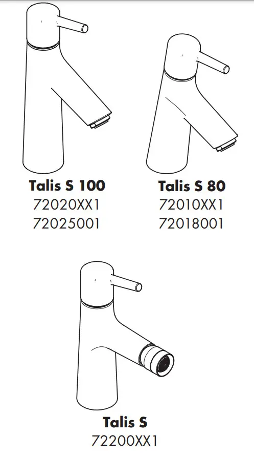 Hansgrohe 72200001 Talis S Chrome Horizontal Spray