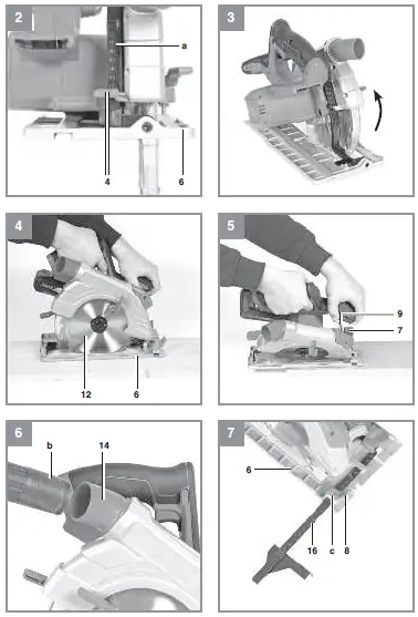 Einhell-TP-CS-18-190-Li-BL-Cordless-Handheld-Circular Saw-2