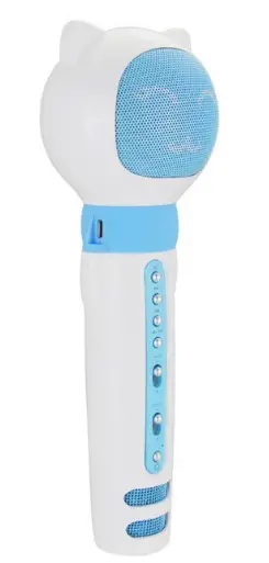 myFirst Voice Blue Portable Microphone & Wireless Speaker