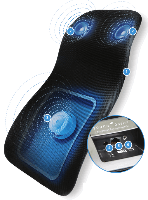 sound oasis VTS-2000 Sample Vibroacoustic Therapy System - 8