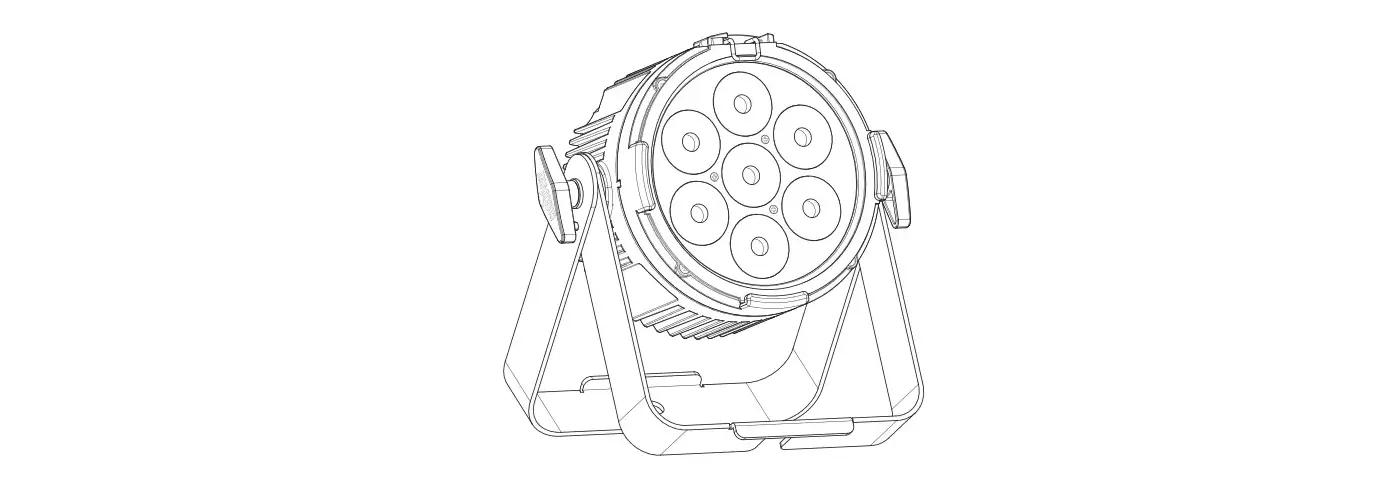 Chauvet Professional Colordash Par-h7x Led Wash Light User Guide