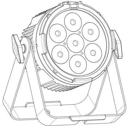CHAUVET PROFESSIONAL COLORdash Par-H7X LED Wash Light-fig1