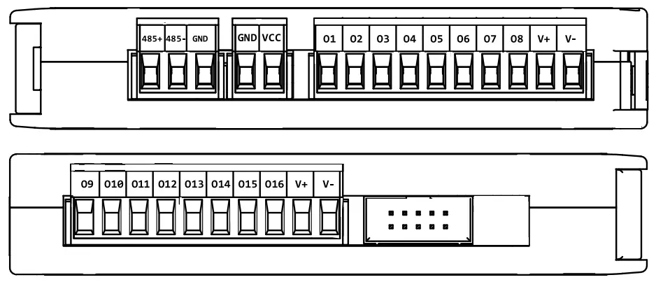 TERMINALS OF THE DEVICE