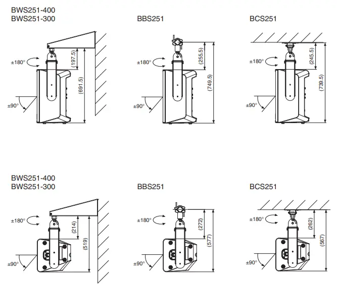 YAMAHA U-BRACKET UB-DXRDHR10 - DXR10