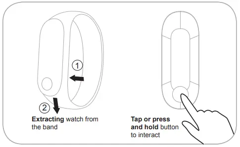 CONYON CNE-SB01BN Fitness smart band -