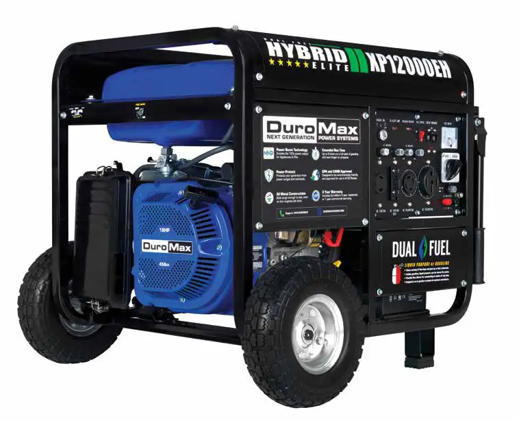 DuroMax XP12000EH Generator 12000 Watt Gas or Propane - overview