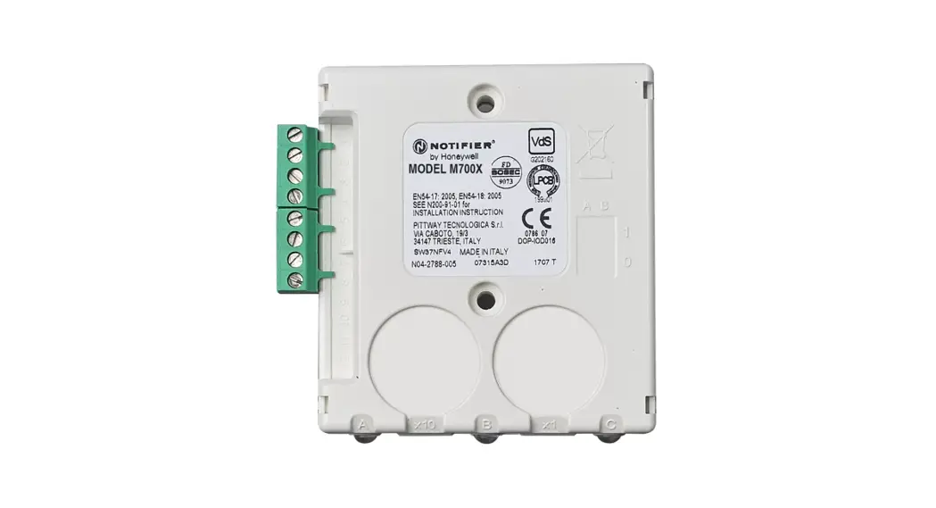 Notifier Pn43294 Module Insulating Pad Instruction Manual