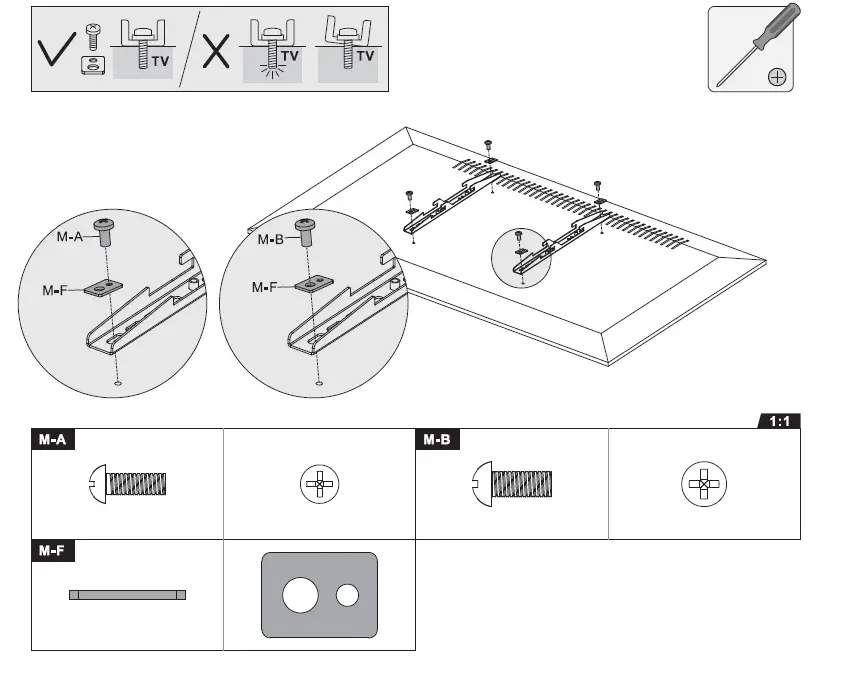 ACT AC8370-TV-and-Monitor-Floor-Stand-fig- (13)