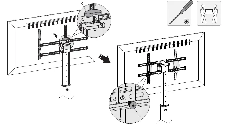 ACT AC8370-TV-and-Monitor-Floor-Stand-fig- (16)