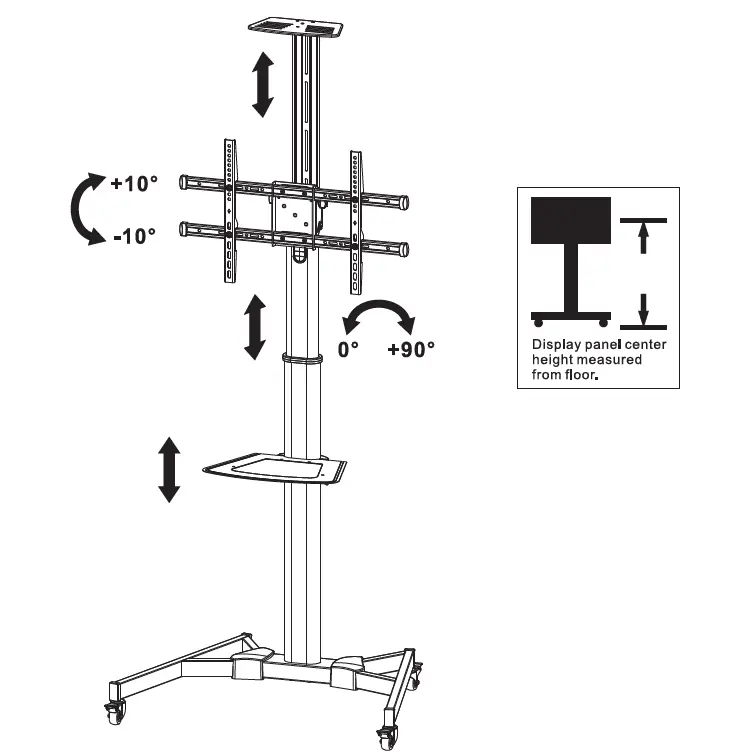 ACT AC8370-TV-and-Monitor-Floor-Stand-fig- 24