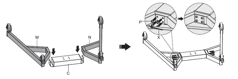 ACT AC8370-TV-and-Monitor-Floor-Stand-fig- (7)