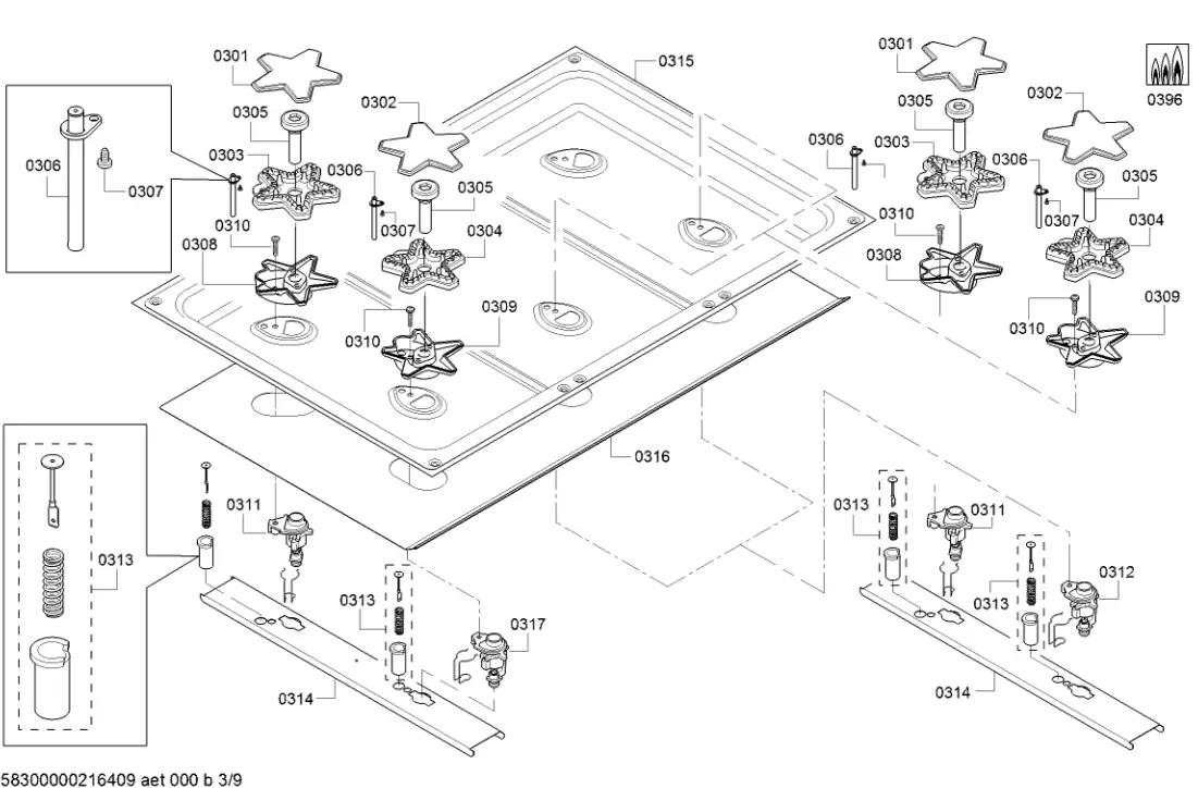 Thermador PRD366WGU-1 Dual Fuel Professional Range - figure 1