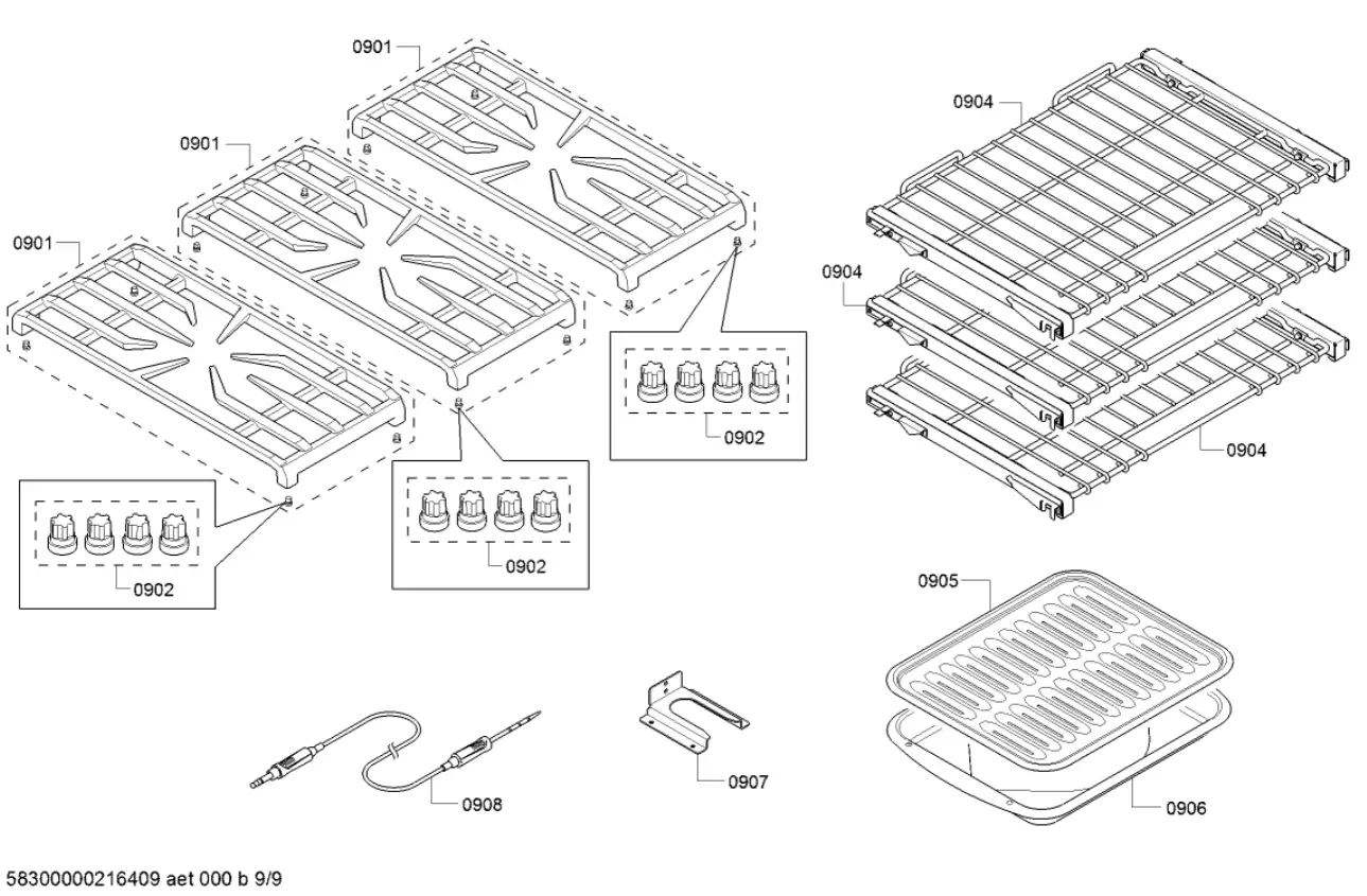 Thermador PRD366WGU-1 Dual Fuel Professional Range - figure 4