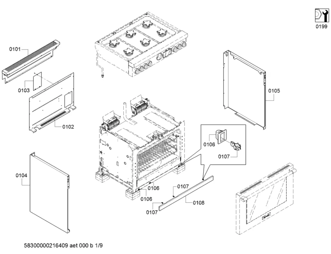 Thermador PRD366WGU-1 Dual Fuel Professional Range - figure 9