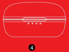 boAt Airdopes 201 Twin True Wireless Earbuds- Charging Case