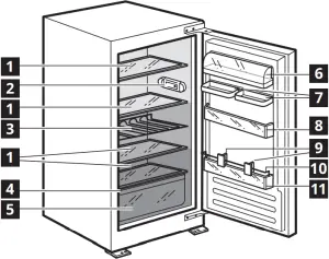 IKEA AVKYLD 500 Integrated Fridge Instructions Product description