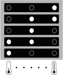 Refrigerator and freezer operation