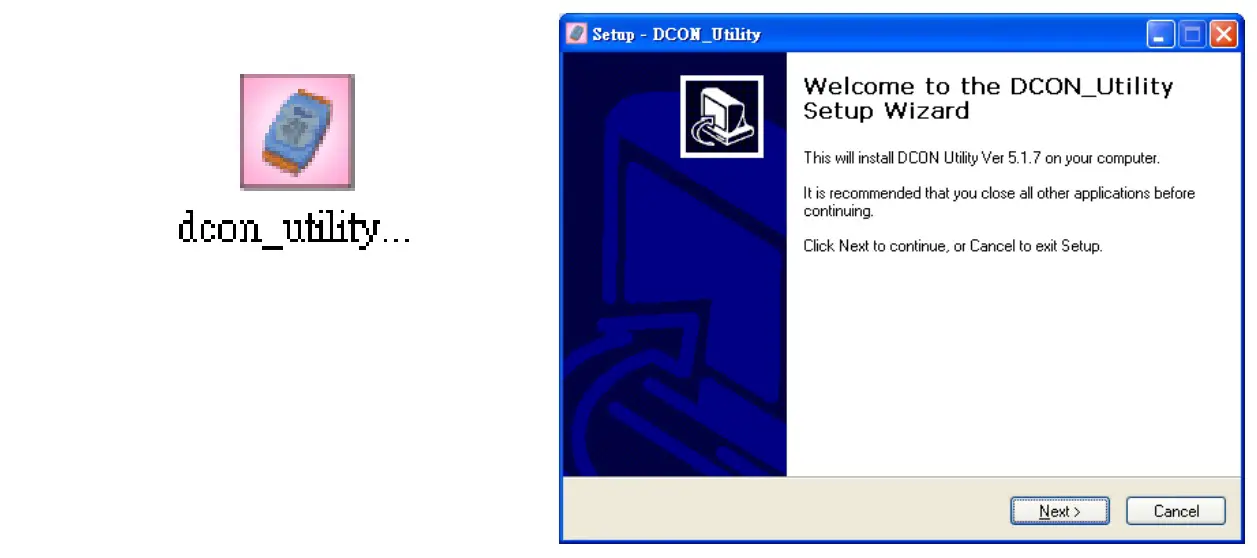ICP DAS tM-C8 Modbus RTU Data Acquisition Modules - Step 2 Follow the prompts to complete the installation