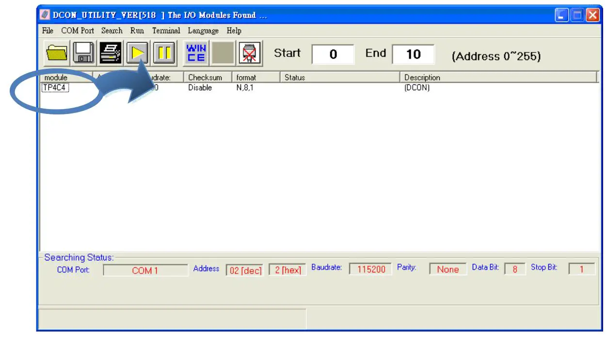 ICP DAS tM-C8 Modbus RTU Data Acquisition Modules - Step 4 Connect to the tM-Series