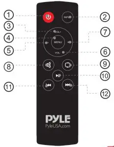 PYLE PPHD210 10 Inch Portable Wireless BT PA Speaker System - REMOTE