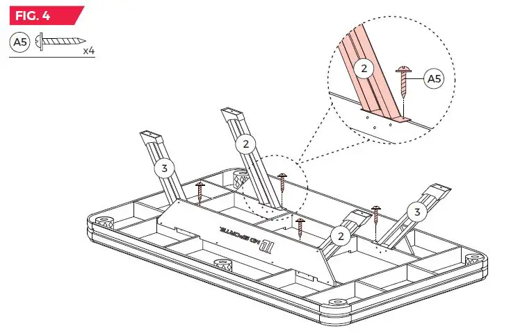 MD SPORTS BLL090 7.5 ft. Titan Billiard Table fig10