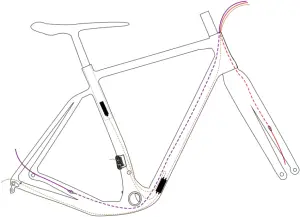 Light Bicycle - Di2 Cable