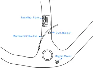 Light Bicycle - Front Derailleur