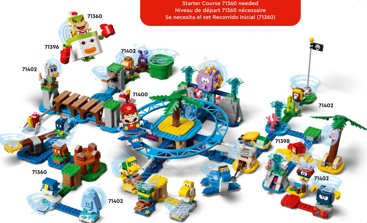 LEGO 71400 Super Mario and Big Urchin Beach Ride Expansion Set - fig4