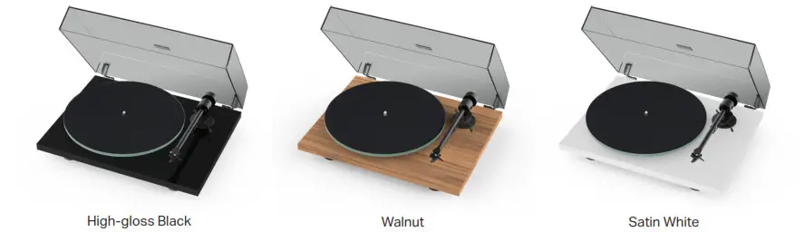 High-gloss Black Walnut Satin White