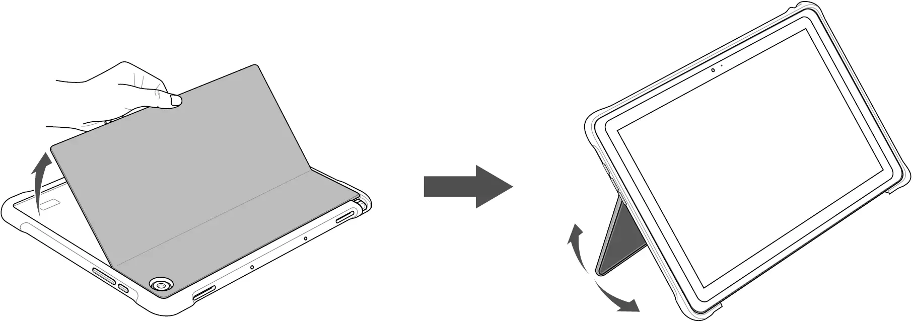 Adjust the viewing angle