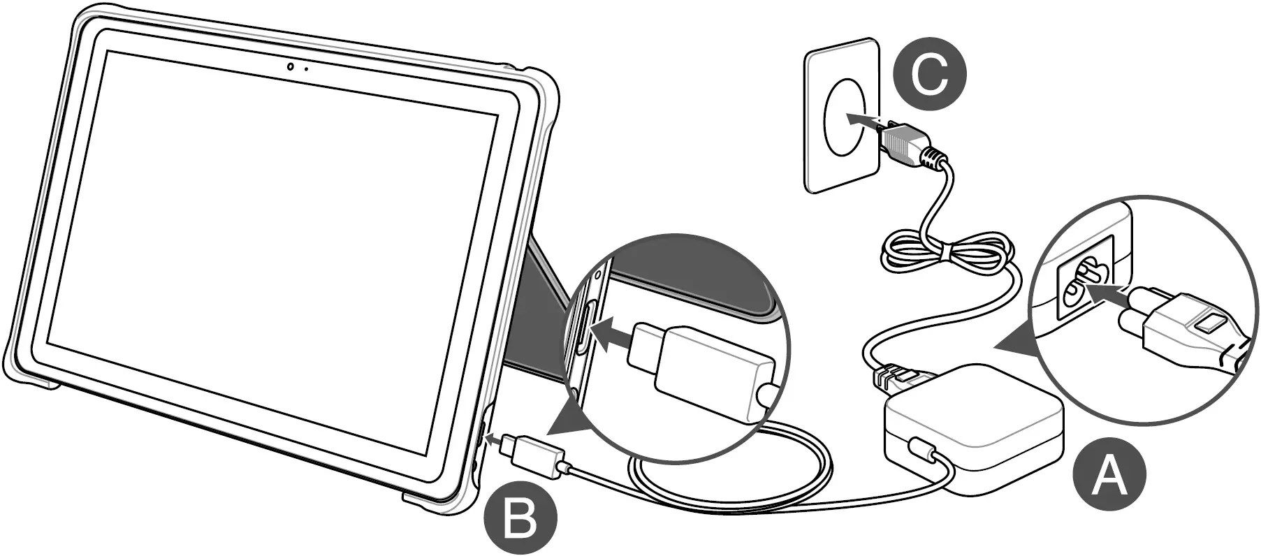 Charge your Chromebook