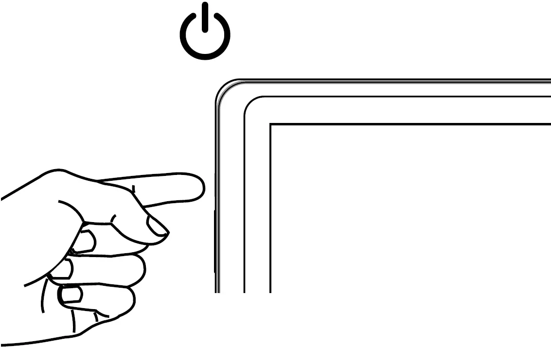 Press the power button