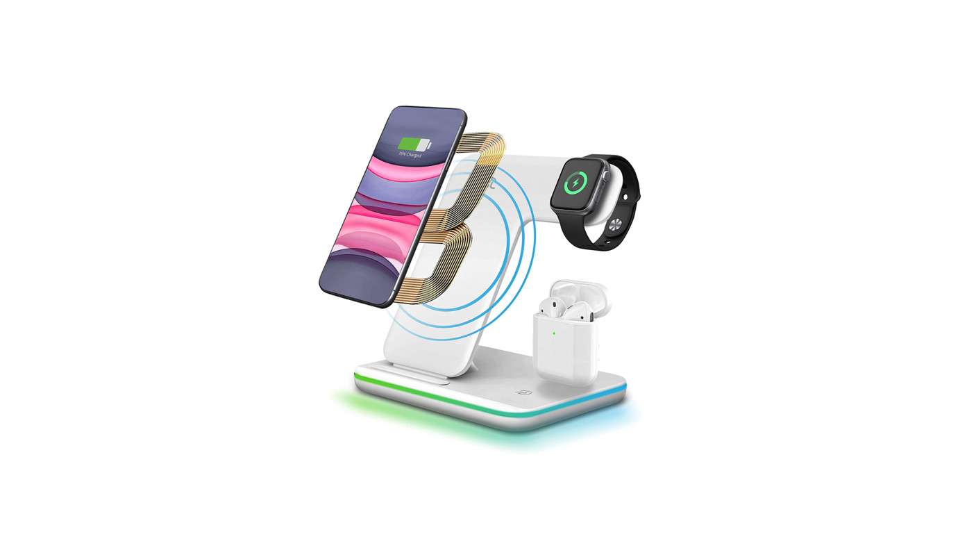 Yfw Technology Yfww004 3-in-1 Wireless Charging Stand Instruction Manual