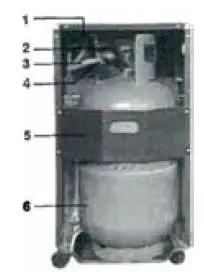 Qlima GH 1142 R 4.2 kW Gas Stove 2