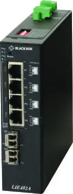 BLACK BOX LIE402A 802.3BT 60W Poe Gigabit Inductrial Unmanaged Switch fig 1