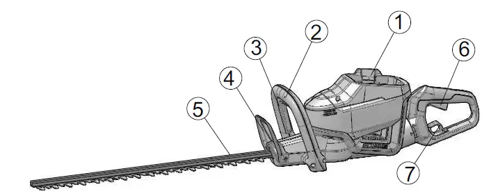 greenworks pro HT60L211 60V Cordless 26 Inch Hedge Trimmer fig 2