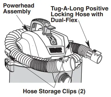 RIDGID HD14000 Shop Vacuum - Cord Storage 2