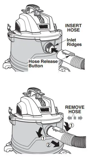 RIDGID HD14000 Shop Vacuum - Hose Storage Clip Assembly 3