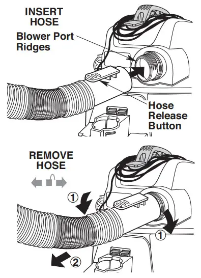RIDGID HD14000 Shop Vacuum - Remove Hose