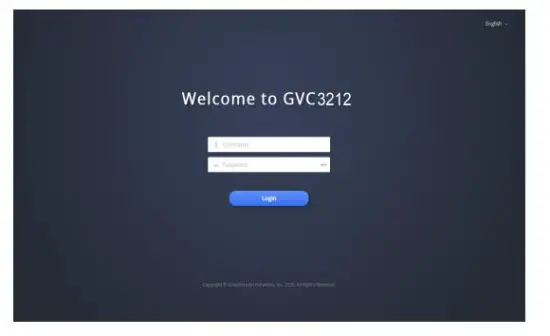 GRANDSTREAM GVC3212 HD Video Conferencing Device - CONFIGURING