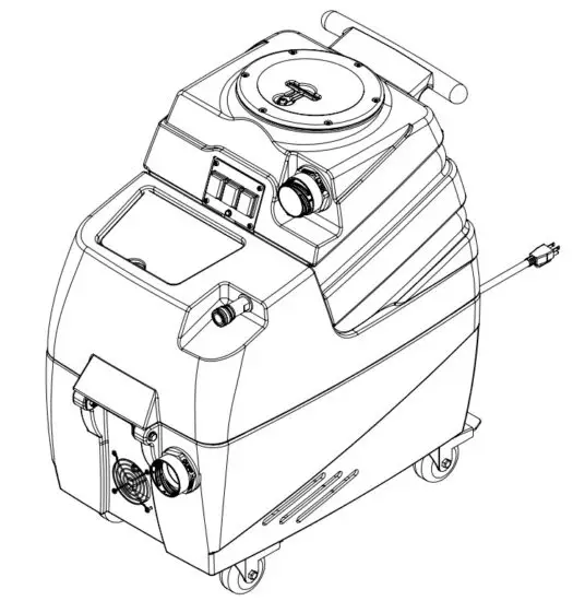 MYTEE HP60 Spyder Heated Carpet Extractor