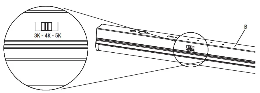 Commercial Electric 54263211 2 ft - Adjusting the Color Temperature of the Light