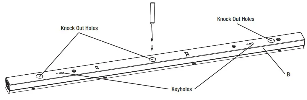 Commercial Electric 54263211 2 ft - Surface Mounting 3