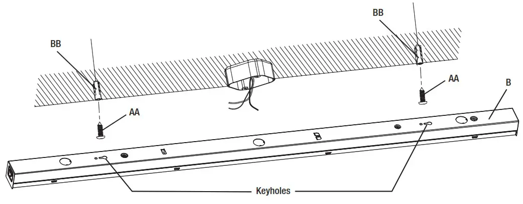 Commercial Electric 54263211 2 ft - Surface Mounting 4