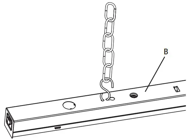 Commercial Electric 54263211 2 ft - Suspension Mounting 3