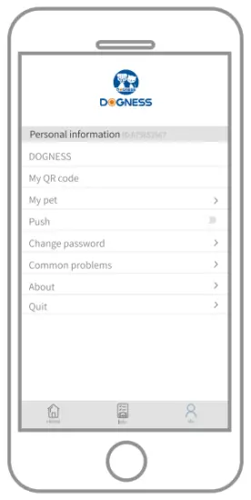 Exit the control page